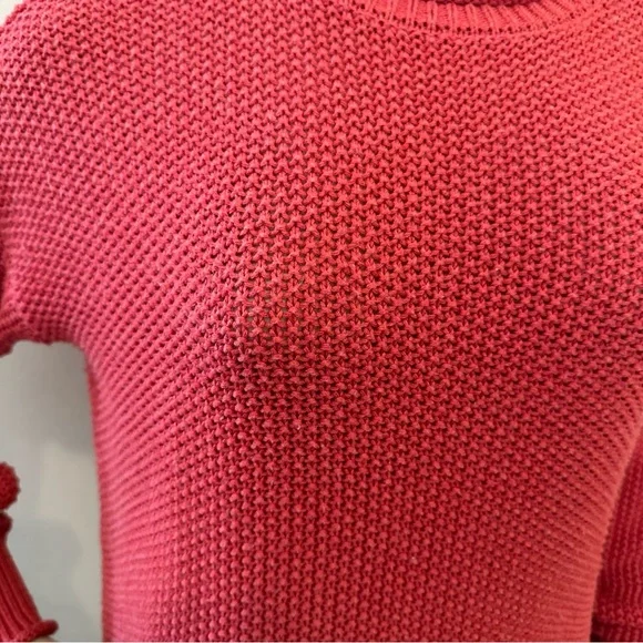 Jessica Simpson rust orange sweater Sz S - Picture 2 of 9